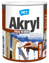 Het Akryl Základ na dřevo bílý 0,7l