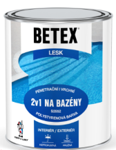 BETEX 2v1 základní i vrchní barva na bazény S2852, 0440 tmavě modrá