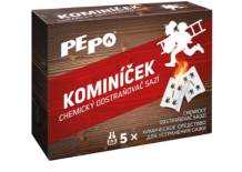PE-PO Kominíček chemický odstraňovač sazí 5 ks x 14 g