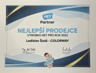 Získali jsme prestižní ocenění: Nejlepší Prodejce výrobků HET pro rok 2022!