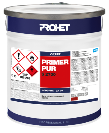 PROHET Primer PUR S2700 6 kg + 0,75kg tužidlo SET - Světle šedozelený