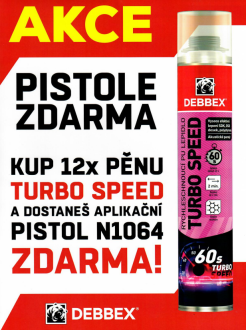 Pistole zdarma ke krabice pěn!