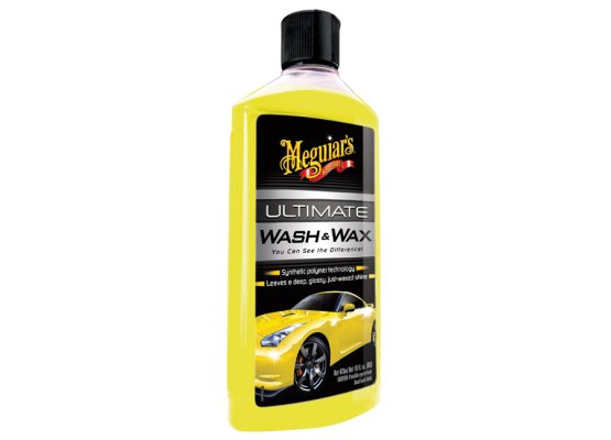 Meguiar's Ultimate Wash & Wax - luxusní, nejkoncentrovanější autošampon s příměsí karnauby a polymerů - Velikost balení: 473 ml