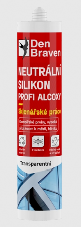 Neutrální silikon PROFI ALCOXY 280ml transparentní