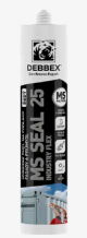 Debbex Hybridní tmel MS SEAL 25 INDUSTRY 290ml šedá