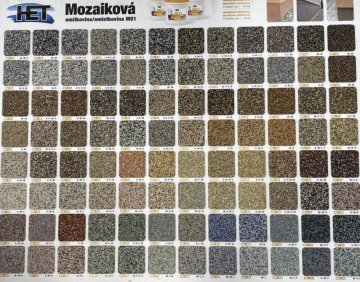Het Mozaiková omítkovina MO1 25kg skladem 10 palet, mícháme ihned na počkání!