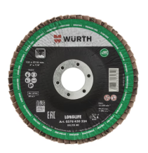 Würth Lamelový brusný kotouč s dlouhou životností na nerezovou ocel