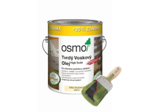 Osmo Tvrdý voskový olej Original 3062 Bezbarvý - matný+ Profi štětec ZDARMA!