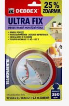 Oboustranná montážní páska ULTRA FIX