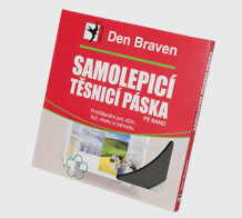 Samolepicí těsnicí páska do oken a dveří 9mm x 3mm x 20m