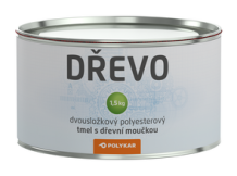 POLYKAR Dvousložkový polyesterový tmel na Dřevo