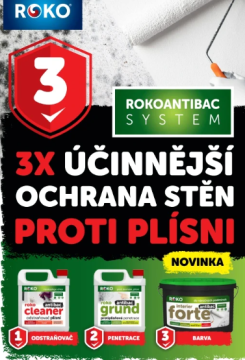 Trojnásobná ochrana stěn proti plísni