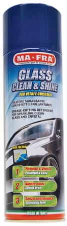 Mafra Glass Clean and shine - pěna na čištění oken 500ml
