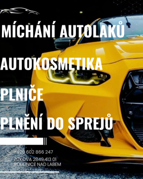 Míchání autolaků, autokosmetika a plno dalšího!