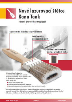 Lazurovací štětec KANA tank