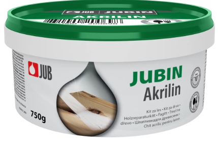 Akrylátový tmel na dřevo JUBIN AKRILIN 750g - Odstín Tmelu: Dub