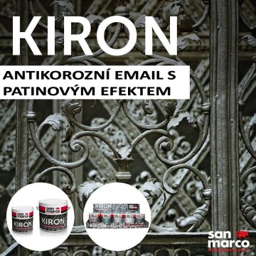 San Marco KIRON – kovářská barva do interiéru i exteriéru, antikorozní