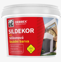 Silikonová fasádní barva SILDEKOR