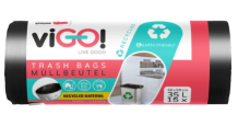 viGO pytle na odpad, 22 µ, 48 × 58 cm, 35 l, 15 ks