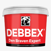 DEBBEX Silikonová fasádní omítka 25kg bílá