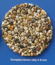 Dunajský kámen oblý 4-8 mm 25kg