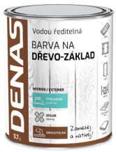 DENAS NA DŘEVO–ZÁKLAD základní barva na dřevo, bílá, 0,7 kg