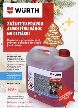 Limitovaná edice nemrznoucí směsi do ostřikovačů s vůní vánočních perníčků!