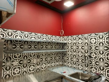 Foodcourt Westfield Chodov - Barva Dulux Expert Matt