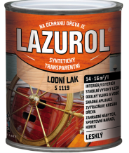 Lazurol S1119 lodní lak odolný lak na dřevo bezbarvý, lesk