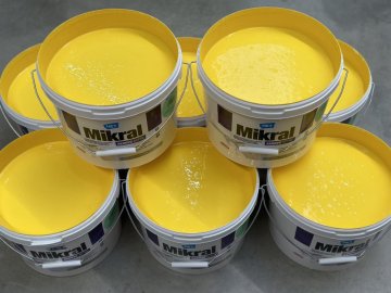 HET Mikral Renovo Active Fasádní silikonová barva s výztužnými mikrovlákny ošetřená biocidním přípravkem proti plísním a řasám. Tónovaná do tisíce odstínu!