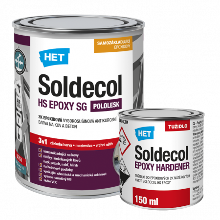 SOLDECOL HS EPOXY SG RAL 3l (2,5l + 500 ml tužidlo)