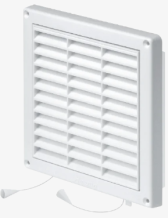 Mřížka větrací s rámem a žaluzií