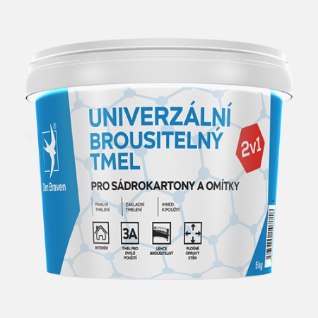 Univerzální brousitelný tmel