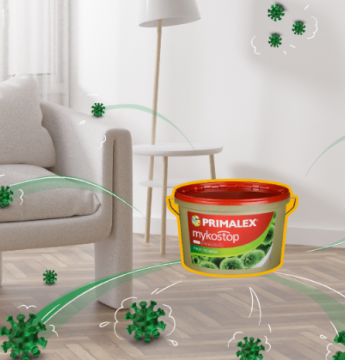 PRIMALEX Mykostop chrání zdi před plísněmi