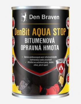 DenBit AQUA STOP bitumenová opravná hmota