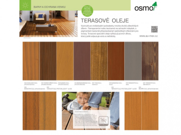 OSMO - Terasové oleje skladem!