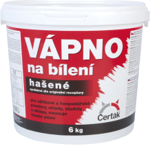 Vápno na bílení, hašená vápenná barva, Čerťák