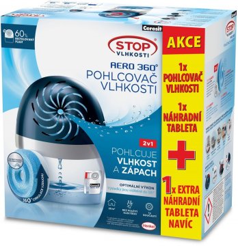 CERESIT Stop Vlhkosti AERO 360° modrý + 2 tablety