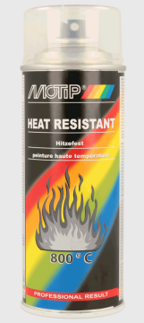 Žáruvzdorná barva ve spreji Motip Bezbarvá do 800°C 400ml