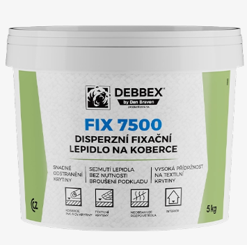 Disperzní fixační lepidlo na koberce FIX 7500