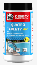 Cranit Quatro tablety – dezinfekce, proti řasám, vločkování, stabilizace