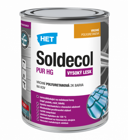 Het Soldecol PUR HG - odstíny Metallic 5l