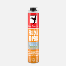 DEN BRAVEN  Pružná 3D pěna pistolová 750ml