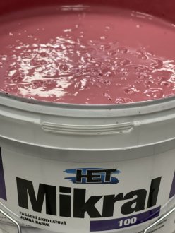 Tónovaná fasádní barva Mikral 100 v odstínu NCS S 3040-R10B