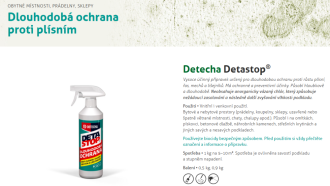 Dlouhodobá ochrana proti plísním - obytné místnosti, prádelny, sklepy