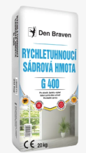 Rychletuhnoucí sádrová hmota G400