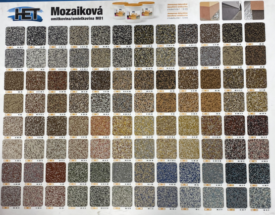 Het MO1 Mozaiková omítka 12,5kg