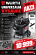 AKCE Würth Průmyslový vysavač na suché i mokré vysávání ISS 30-L!