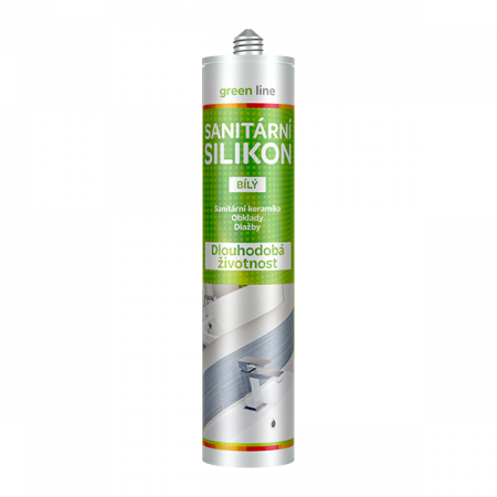 Sanitární silikon GreenLine 280ml bílý