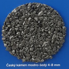 Český kámen modro-šedý 4-8 mm 25kg